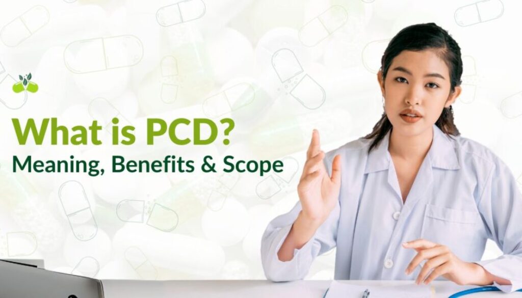 Featured image of the blog with the text 'What is PCD Meaning, Benefits & Scope"