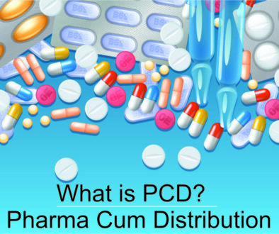 Pharma Cum Distribution (PCD) concept explained in an image.