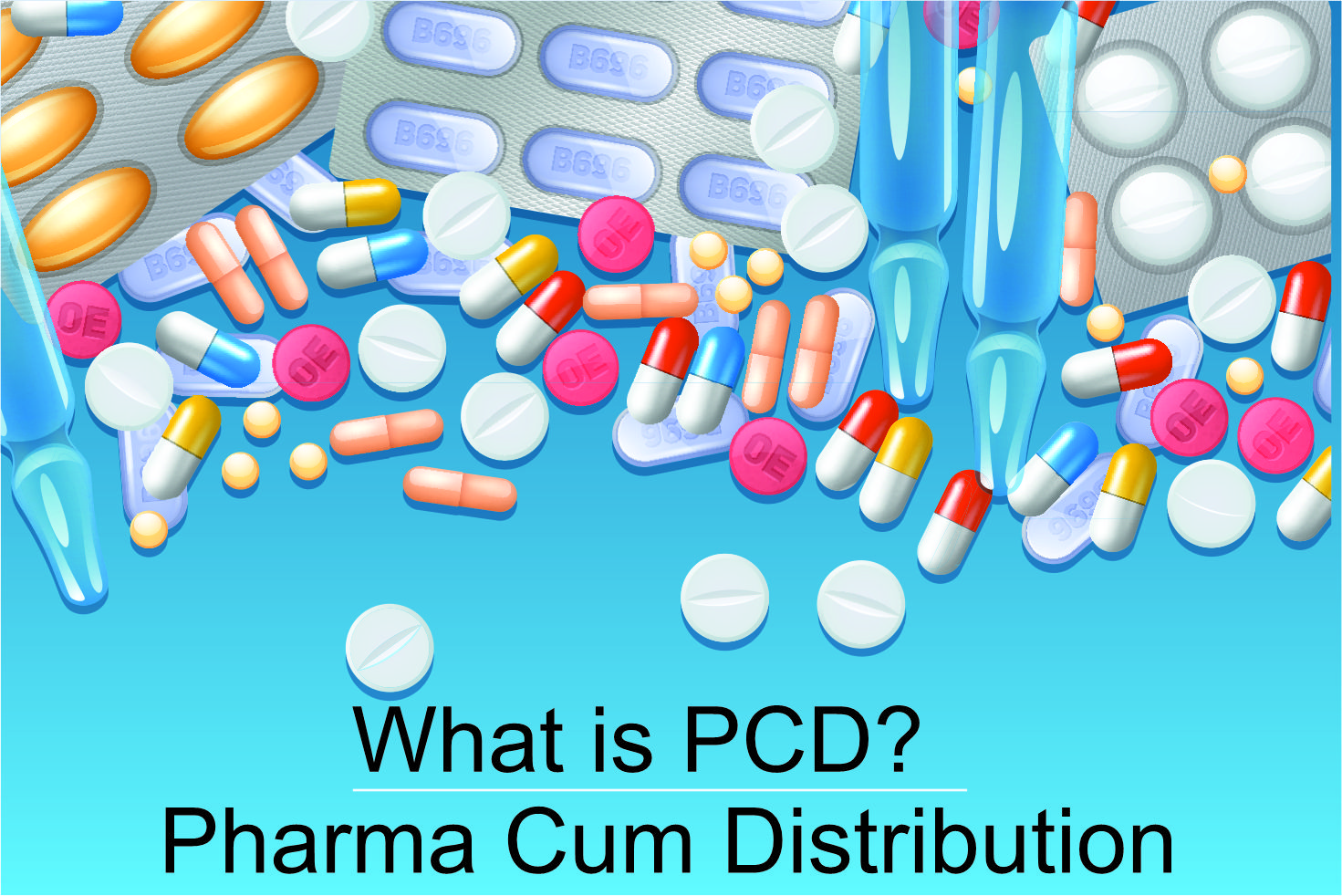 Pharma Cum Distribution (PCD) concept explained in an image.