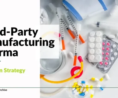 Medicines and pharmaceutical products representing third-party manufacturing strategies.