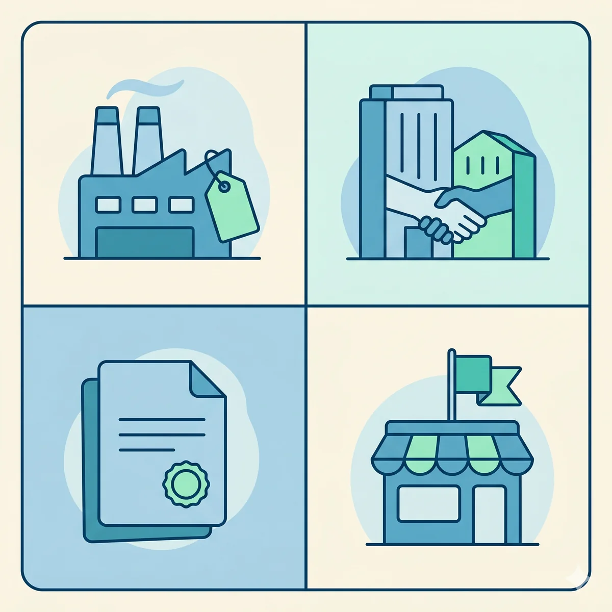 Four pharma manufacturing models — third party, contract, loan licence, PCD franchise