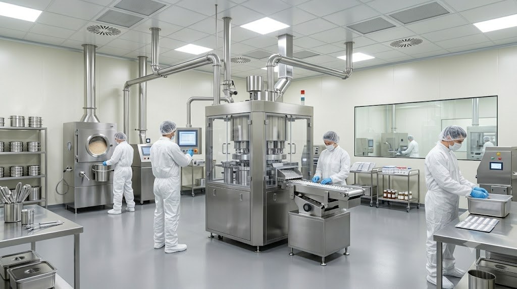 Pharmaceutical manufacturing facility